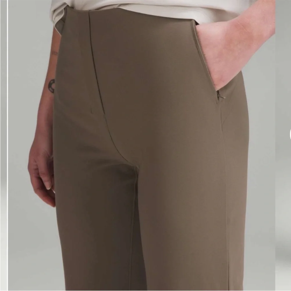 Lululemon 0 Smooth Fit Pull On Flare Nomad Minimal Outdoor Athletic Taupe
